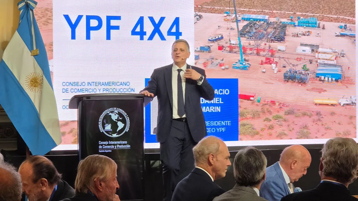 Horacio Marín, de YPF, en el Cicyp: la inspiración de Messi y cómo Argentina pasó de ser un país con petróleo a uno petrolero