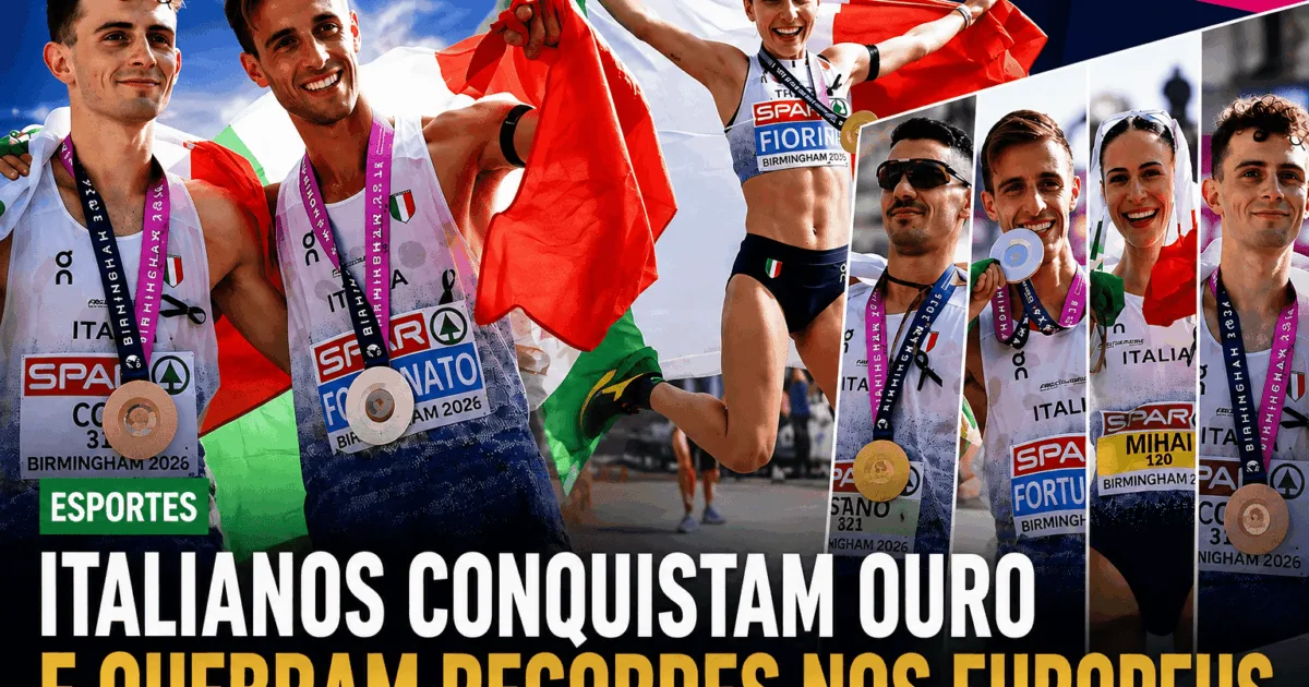 Italianos conquistam ouro e quebram recordes nos Europeus