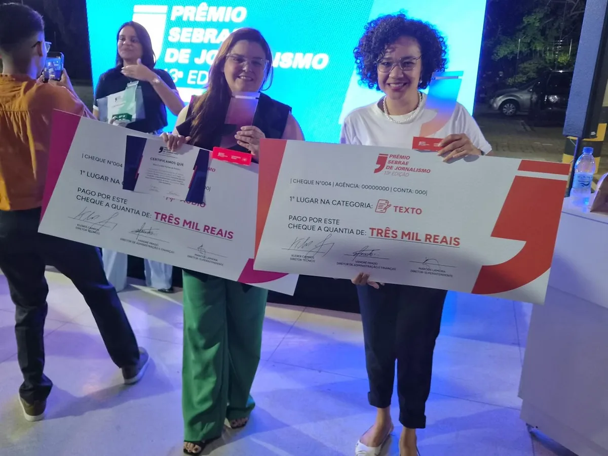 g1 Acre e CBN Rio Branco conquistam 1º lugar no Prêmio Sebrae de Jornalismo 2026