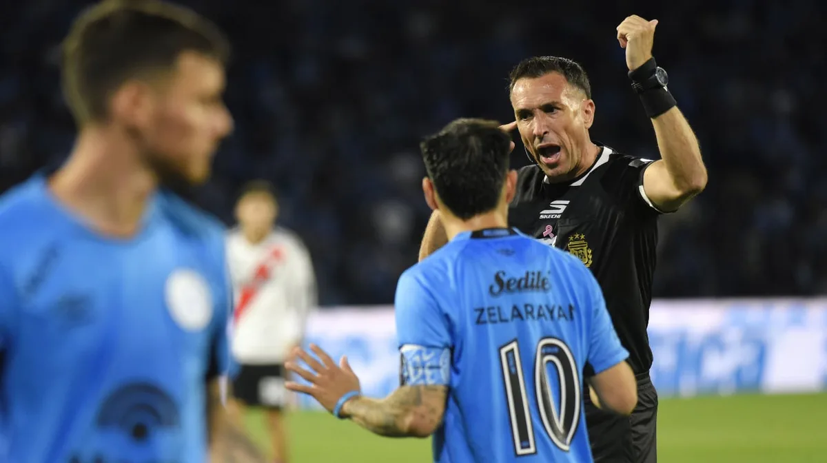Las polémicas del partido de River ante Belgrano: el VAR evitó una expulsión y convalidó el gol de Tomás Galván