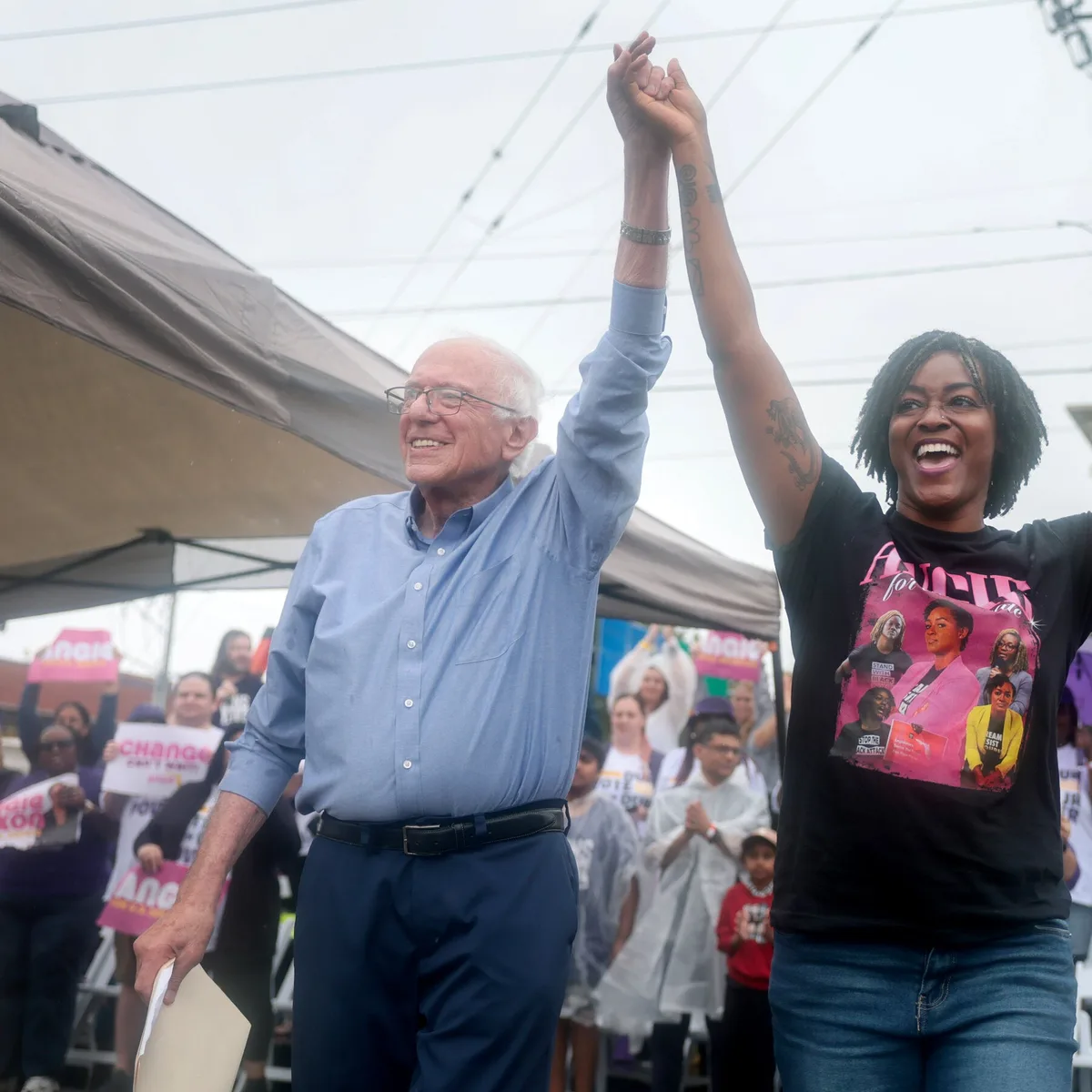 Bernie Sanders Visits Florida to Campaign With Angie Nixon