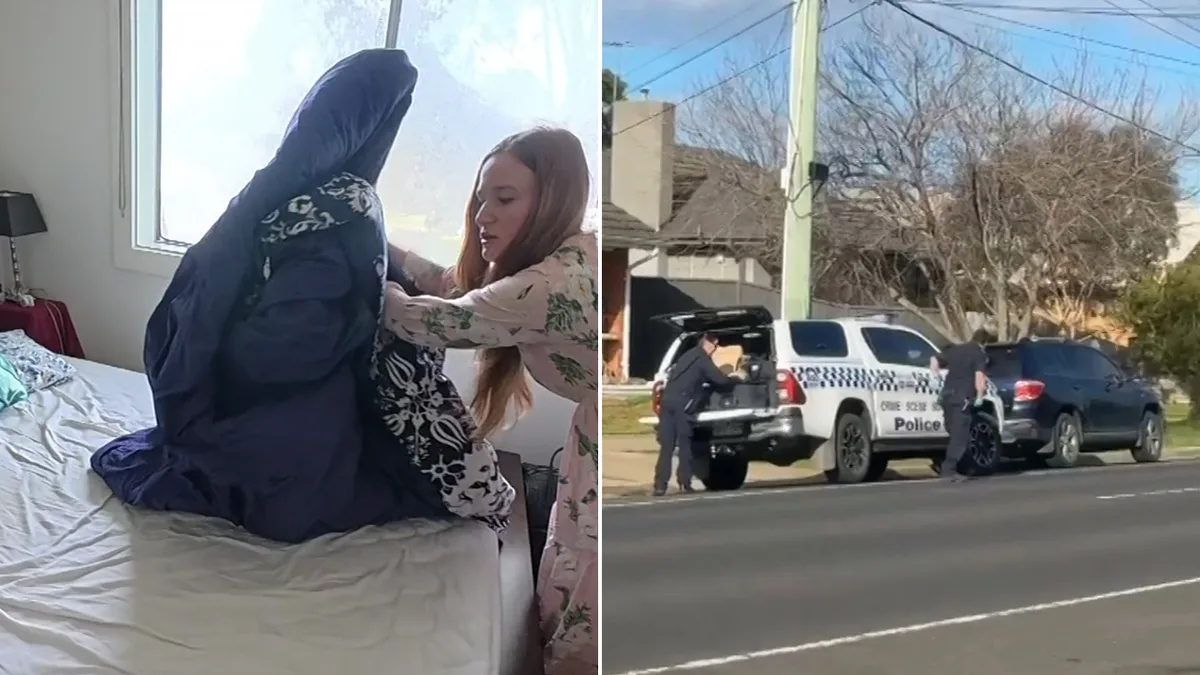 Alleged carjacker found asleep in stranger's bed after five-hour crime spree in Werribee, Victoria
