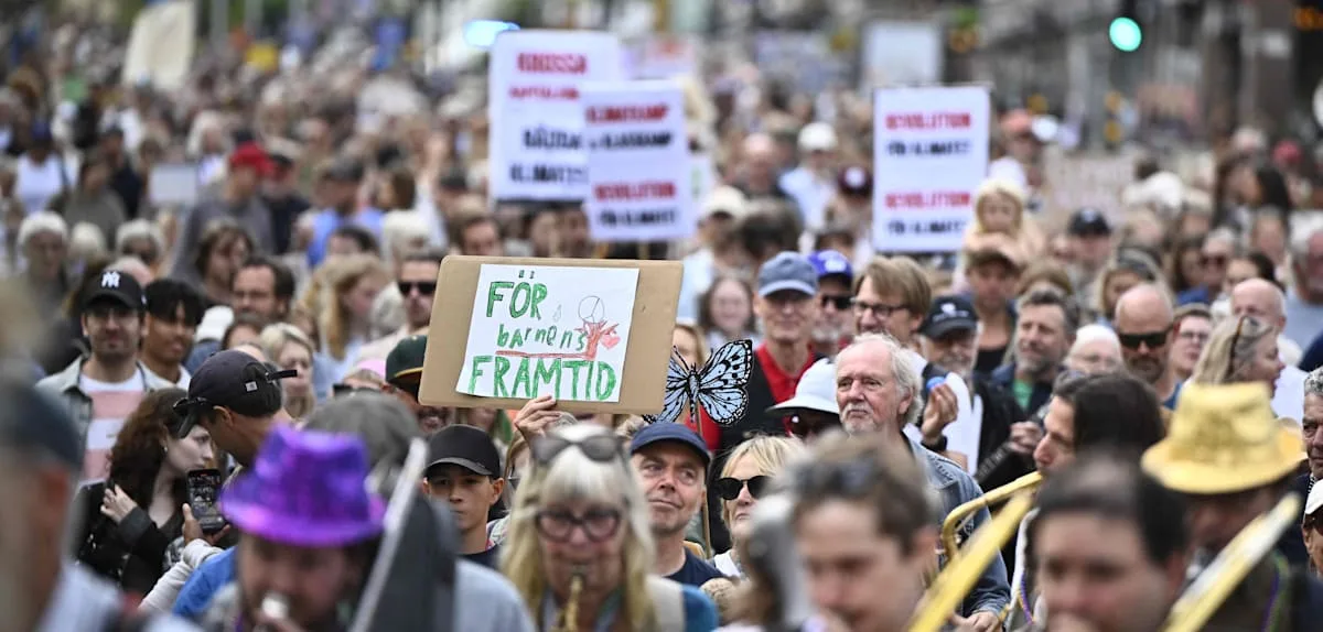 Tausende demonstrieren in Stockholm für Klimaschutz – auch Greta Thunberg ist wieder dabei