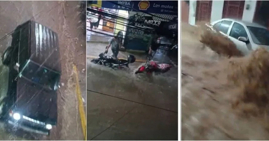 VIDEOS: Torrenciales lluvias de este 22Ago causaron estragos en distintos sectores de Caracas