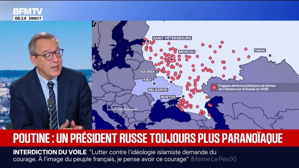 Vladimir Poutine craindrait d'être "pendu" d'après un article de The Economist