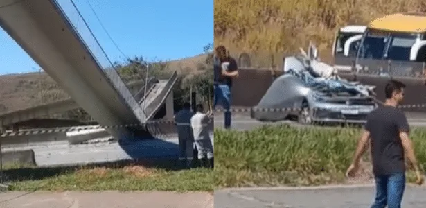 Motorista que derrubou passarela e matou dois na Fernão Dias é preso