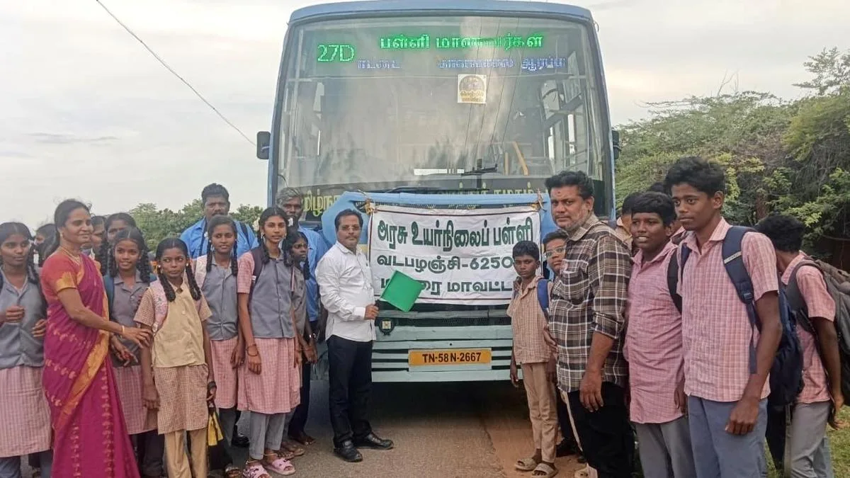 TNSTC operates special buses for govt. school students