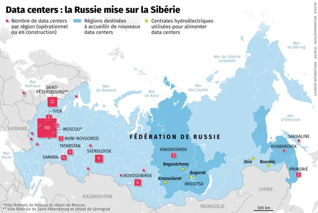 La Sibérie, nouvel eldorado russe des data centers