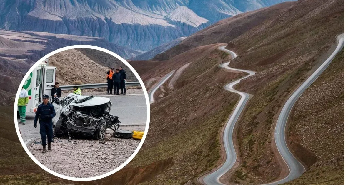 Accidente fatal en Jujuy: una camioneta cayó 80 metros al vacío, murió una turista y hay cuatro heridos