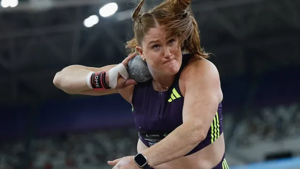 Canada's Sarah Mitton takes 3rd at shot put event in Poland