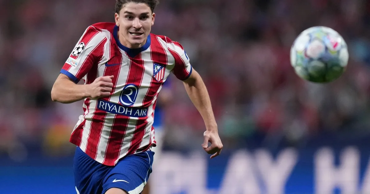 Las reacciones de los hinchas del Atlético de Madrid con Julián Álvarez