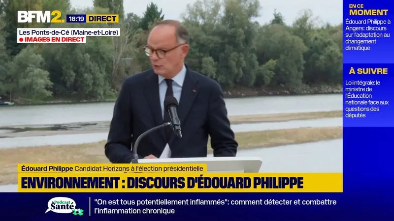 Édouard Philippe veut doter la France d'une "véritable politique de sécurité climatique"