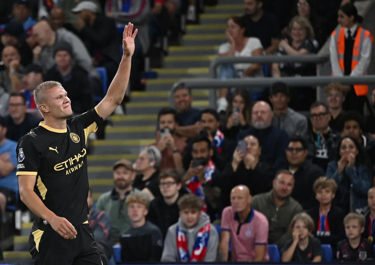 Manchester City golea en su visita a territorio del Crystal Palace