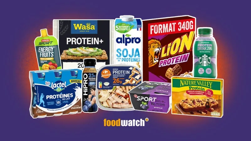 "Bourrés d'additifs controversés": les produits protéinés ont la cote, mais ne sont pas si sains selon foodwatch