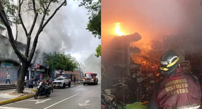 Se registró fuerte incendio en una panadería en Los Símbolos, esto es lo que se sabe