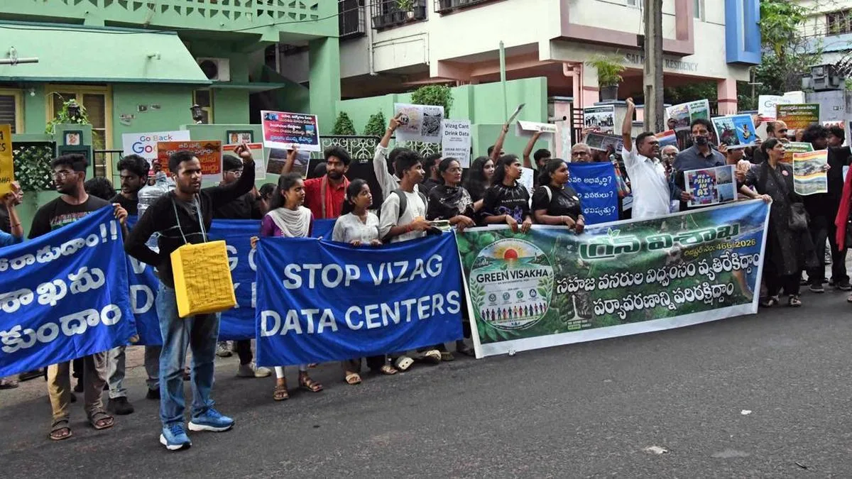 Green Visakha seeks cancellation of data centre permissions a day after rally