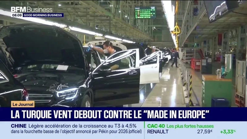 La Turquie mise à l’écart de l’industrie automobile européenne