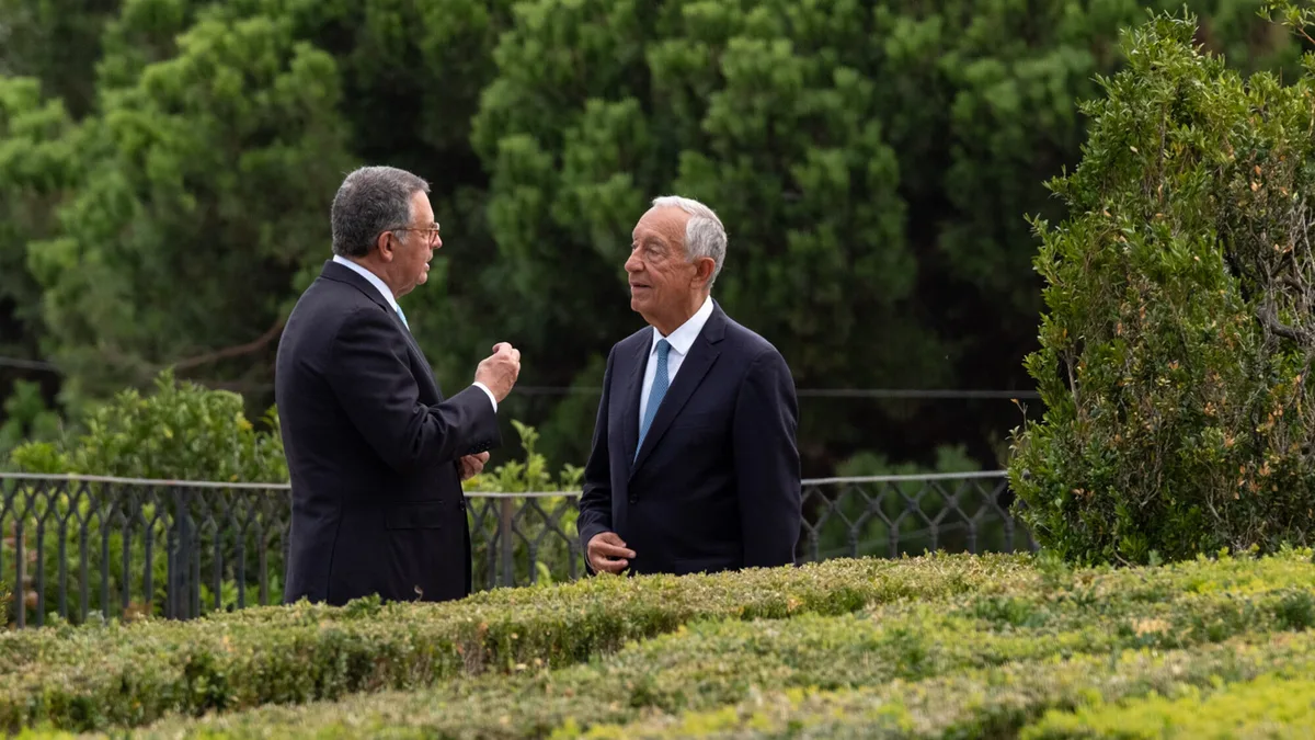 Seguro e Marcelo almoçaram juntos no Palácio de Belém