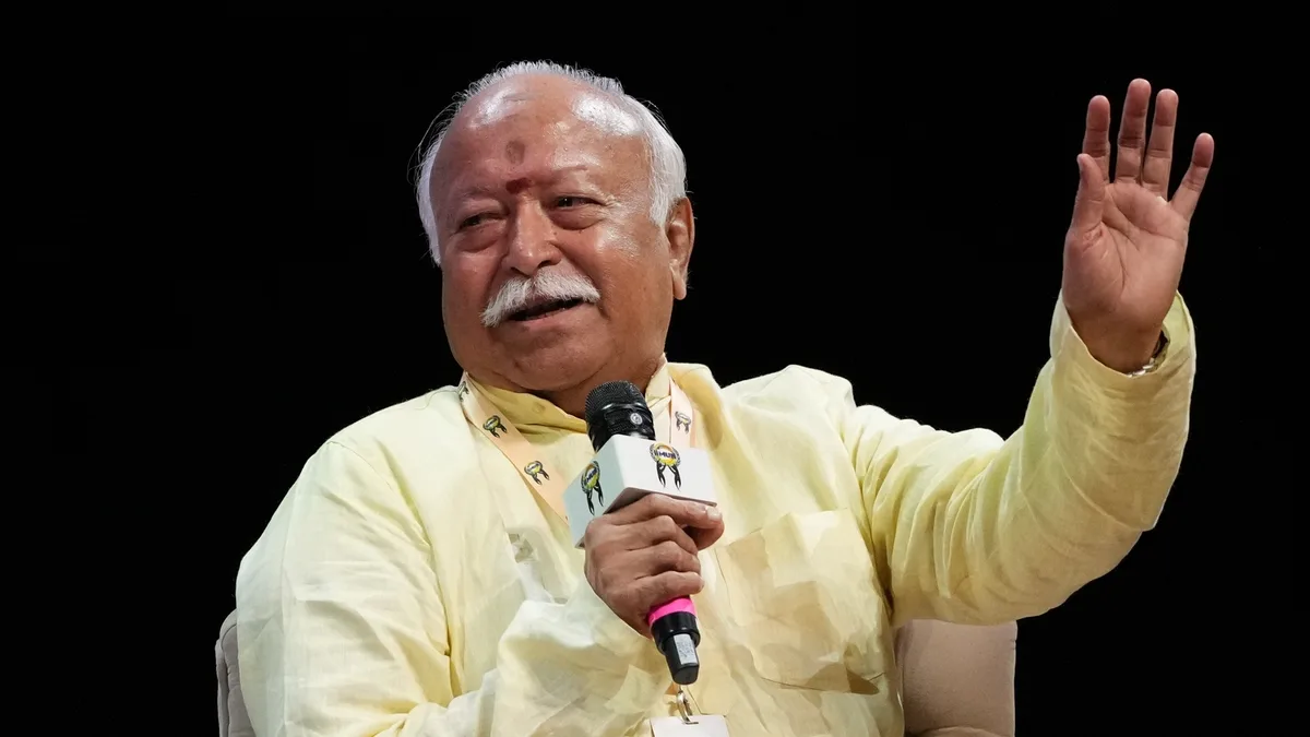 Mohan Bhagwat New York LIVE: RSS chief says politics is now ‘game of self-interest’