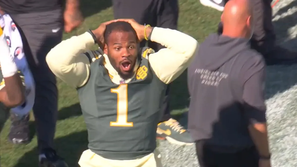 Was für ein Touchdown! - Sogar seine Mitspieler sind schockiert