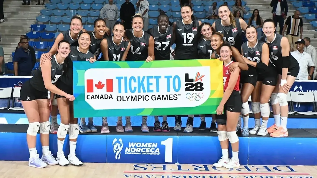 Canadian women's volleyball team qualifies for Olympics for 1st time since 1996