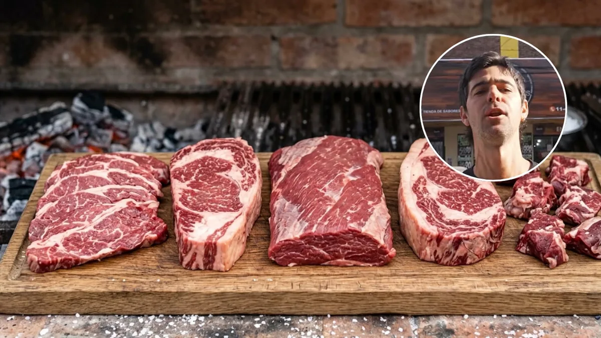 Luciano Luchetti, asador: “Estos son los 5 cortes más baratos, tiernos y sabrosos para la parrilla”