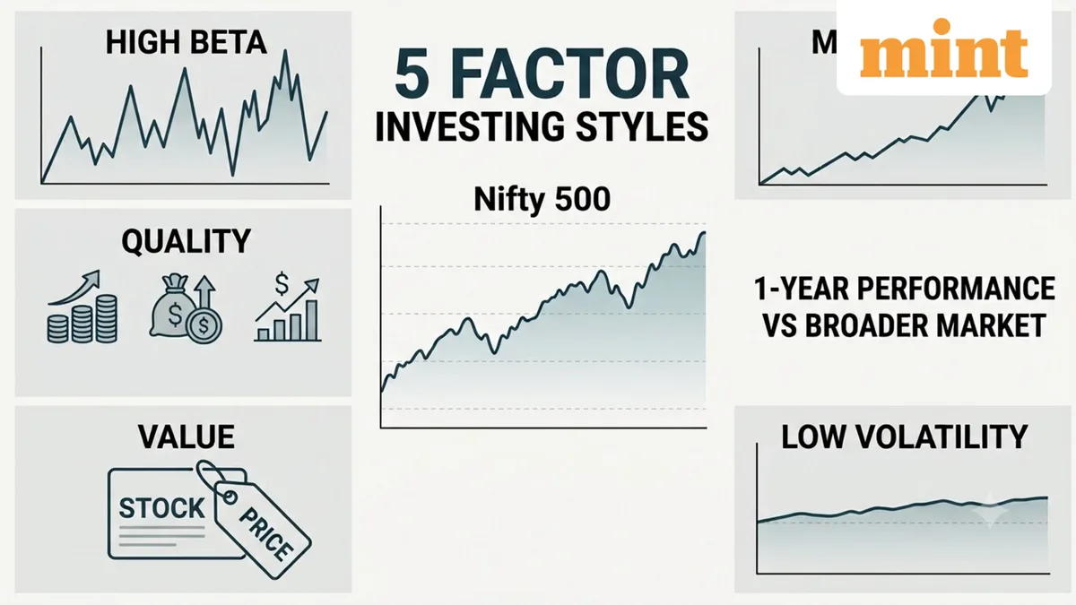 High Beta leads in 1-year returns: A look at how 5 factor investing styles performed against Nifty 500