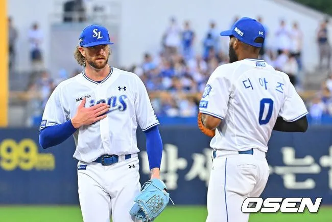 ‘스리런→솔로 아치→쐐기 2루타’ 디아즈 혼자 5타점 먹방쇼…페덱 또 QS, 삼성 외국인 듀오 날았다 [대구 리뷰]