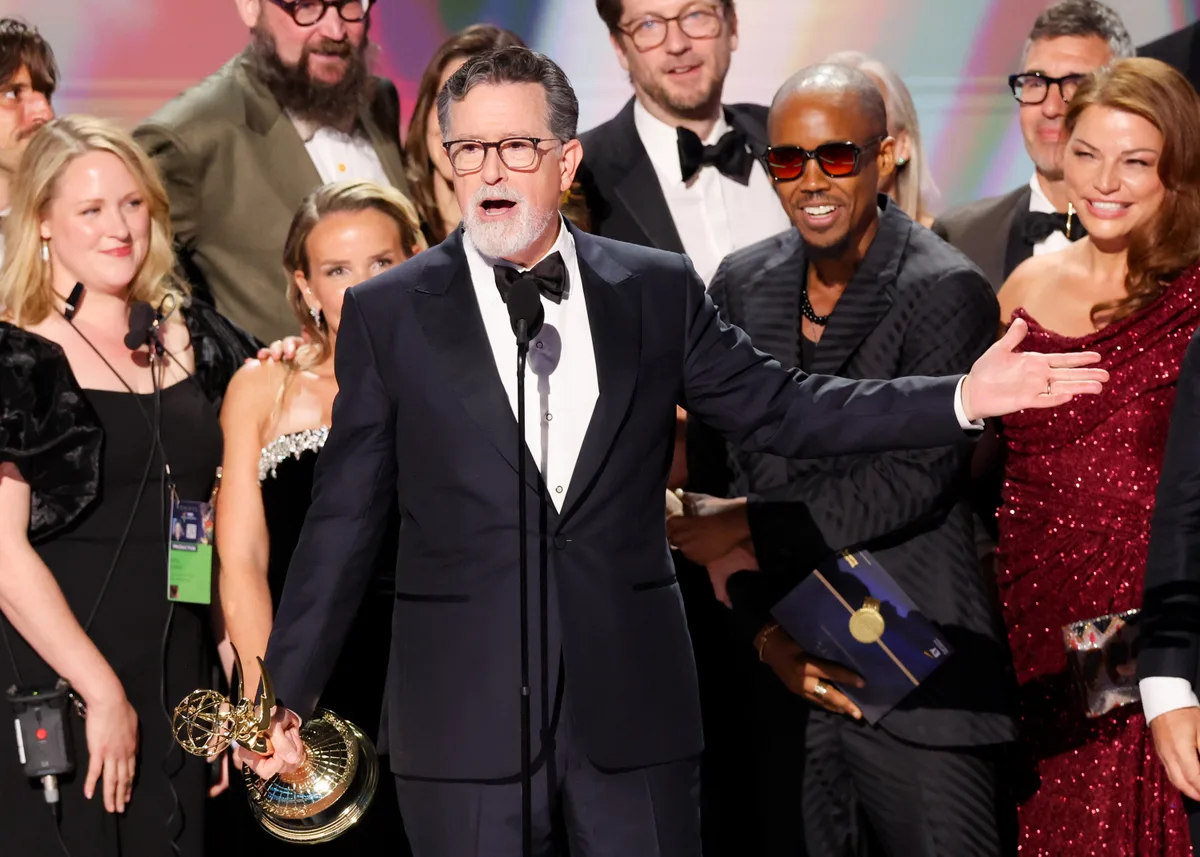 ‘The Late Show With Stephen Colbert’ Ends With Late-Night Emmy Win: “Catch Y’All On The Flip”