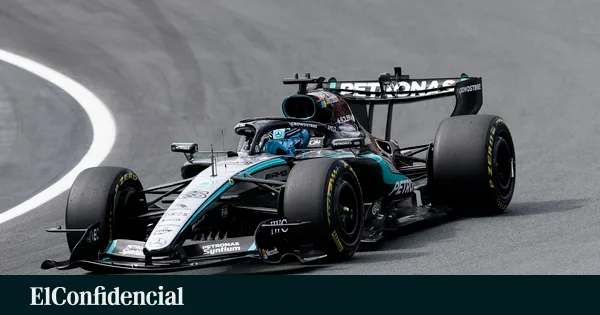 George Russell resiste ante el empuje de Leclerc para hacerse con la victoria en la esprint de Países Bajos