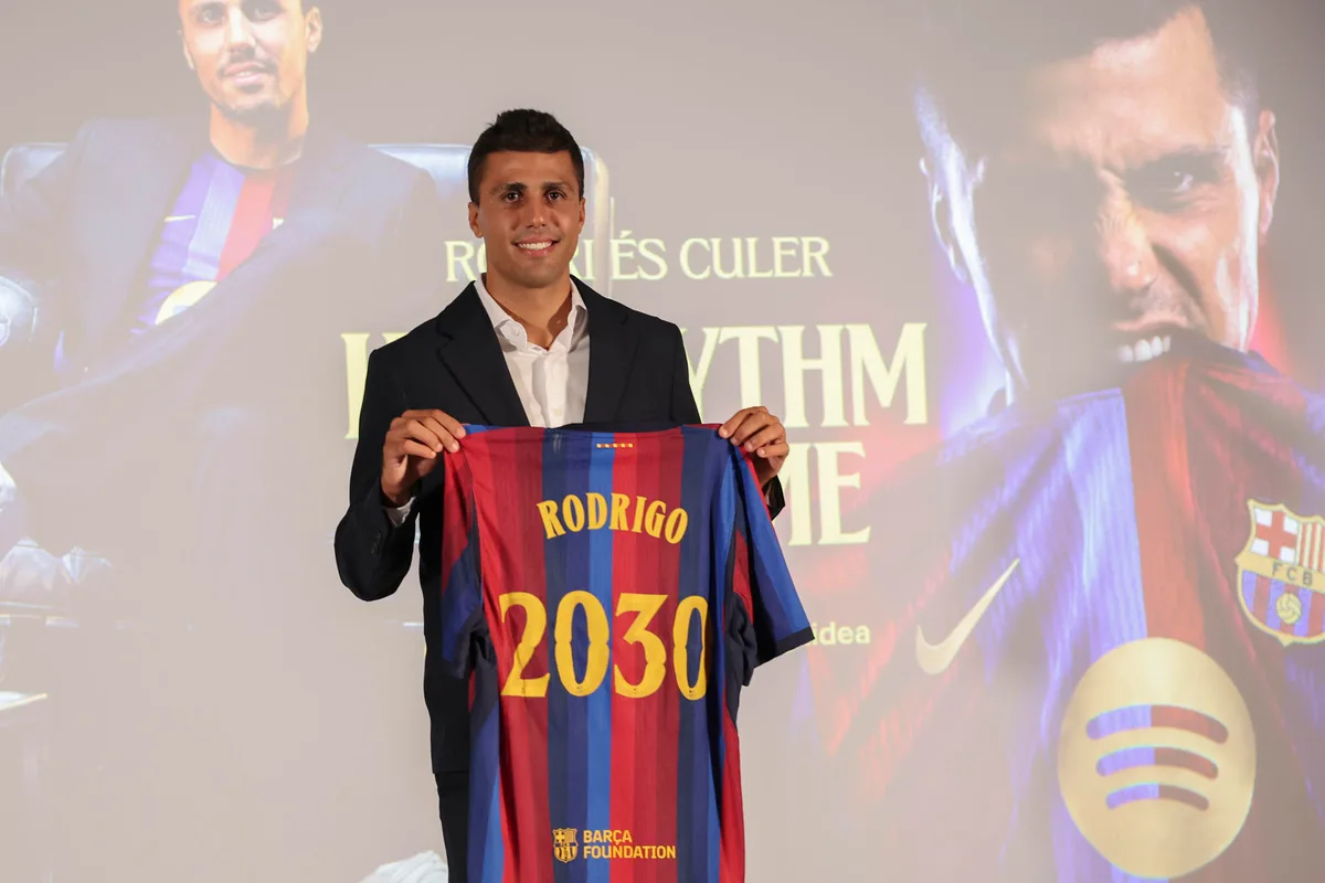 Rodri reveló por qué eligió al Barcelona por encima del Real Madrid