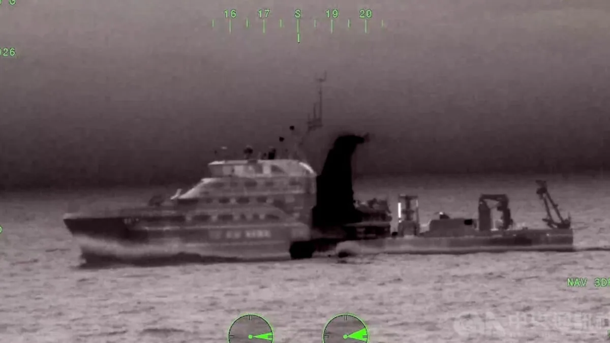 Mainland Chinese research ship spotted near Taiwan’s largest naval base