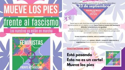Feministas de Sevilla se organizan frente al avance de la extrema derecha y presentan el espacio 'Feministas Frente al Fascismo'