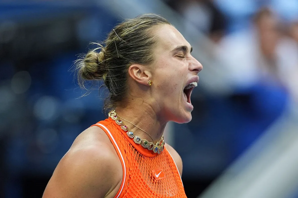 Эмоции Арины Соболенко после проигранного Елене Рыбакиной финала US Open — 2026