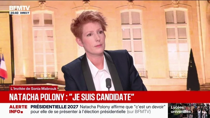 "Il y a une carence d'offres politiques" en France estime Natacha Polony, candidate à l'élection présidentielle