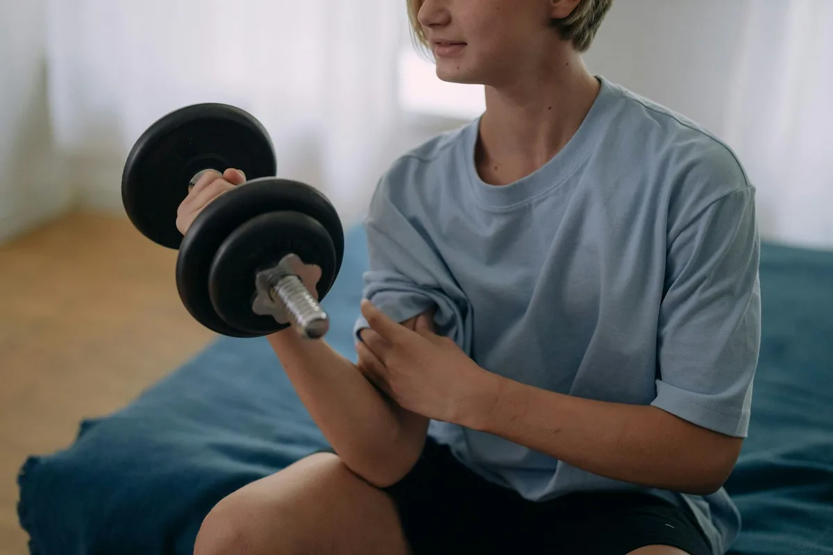 My son goes to the gym a lot. How can I tell if this is healthy or a sign something is wrong?