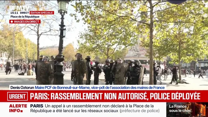 Violences en marge des manifestations: "Combien d'effectifs de force de l'ordre manquaient en France?", s'interroge Denis Oztorun, maire PCF de Bonneuil-sur-Marne