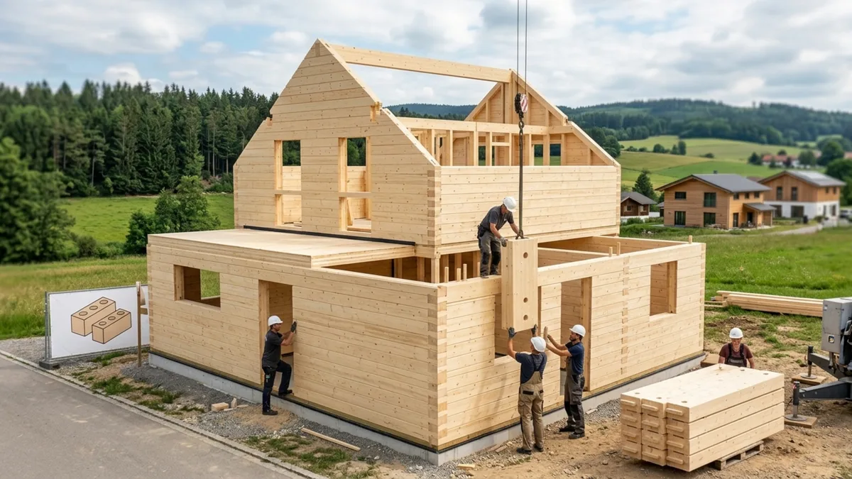 Nem tijolo, nem construção a seco: sistema europeu promete construir casas de 100 m² em 7 dias