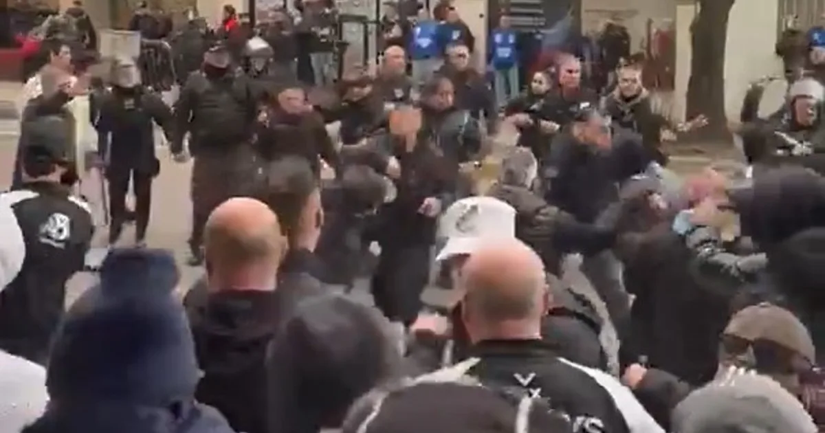 Video: explotó la violencia en All Boys por un deudor alimentario