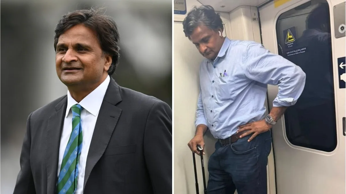 Srinath's Bengaluru Metro pic goes viral, fans praise Ex-IND star's simplicity