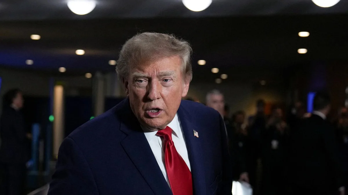 « Vous ne devriez pas être là » : À l’ONU, Donald Trump s’agace de la présence de CNN