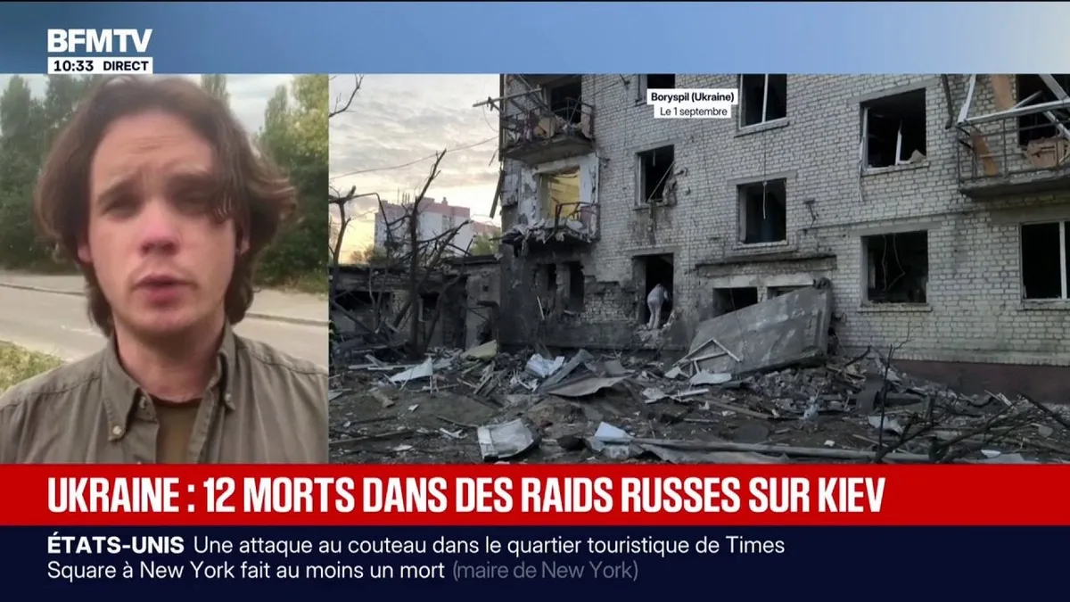 Guerre en Ukraine: au moins douze morts dans des frappes russes à Kiev