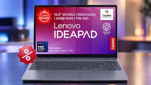 ¡La más potente! Laptop Lenovo IdeaPad Slim 3 de 24GB RAM y 1TB SSD con 32% de descuento en Amazon; incluye mouse gratis