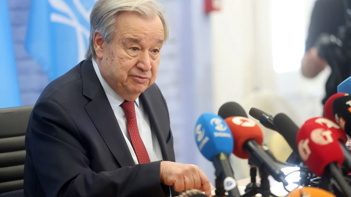 Antonio Guterres, secretario general de la ONU: "El fortalecimiento de El Niño echa leña al fuego en un planeta que ya está en llamas"
