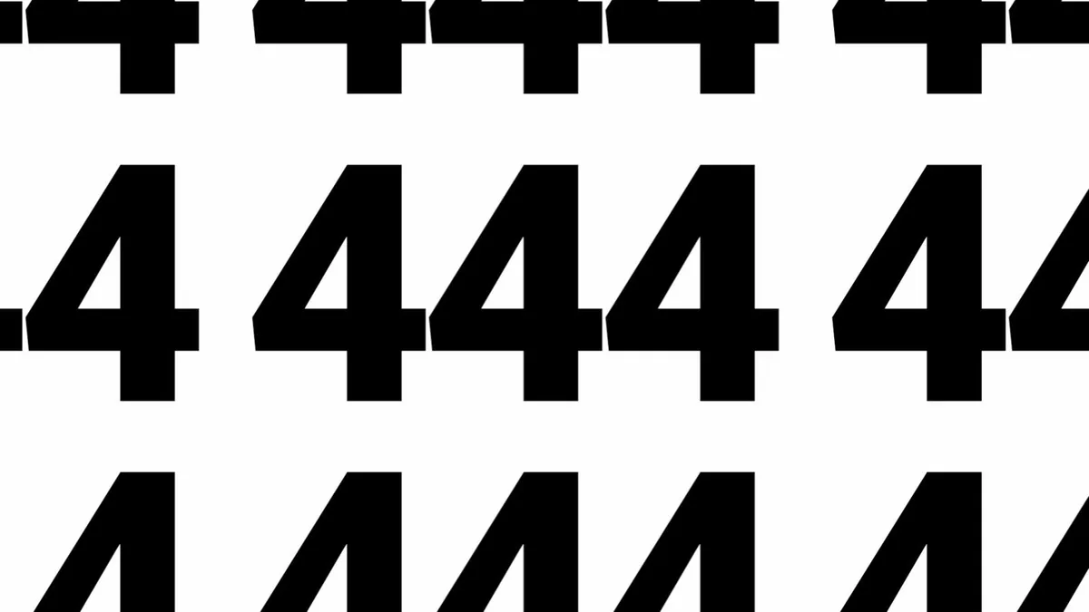 Suchbild: Augentest: Finden Sie die einzigartige Zahl – in 15 Sekunden?