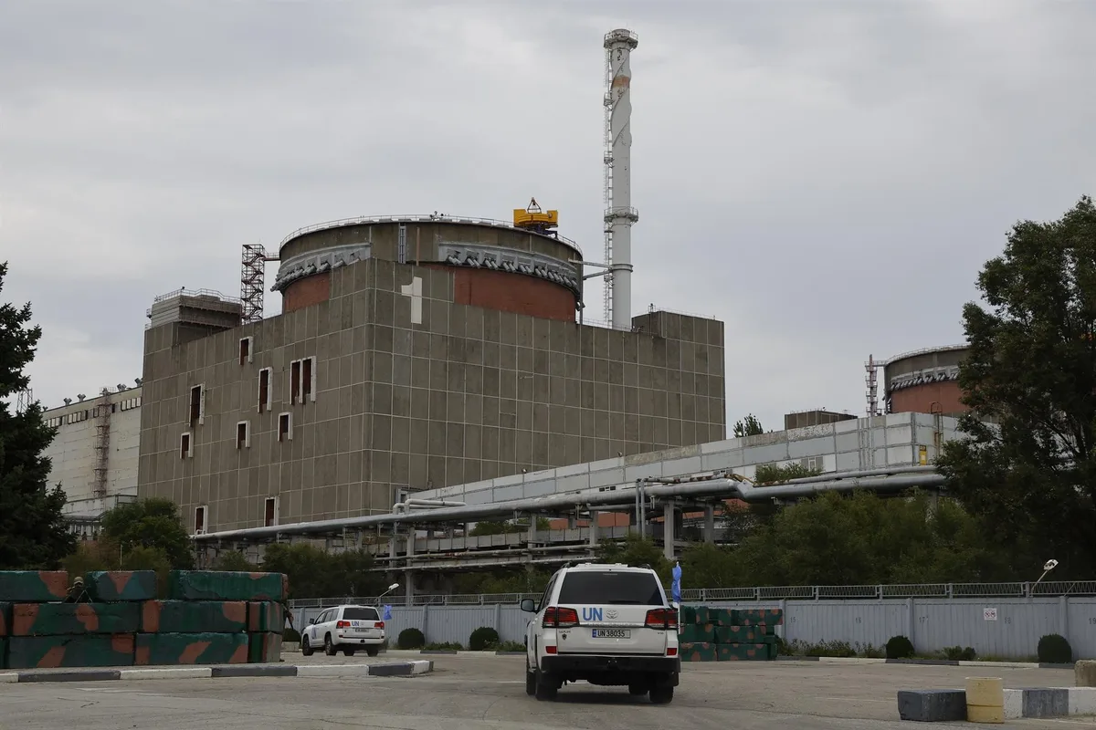 Rusia acusa a Ucrania de un ataque contra un almacén de combustible nuclear usado en la central de Zaporiyia