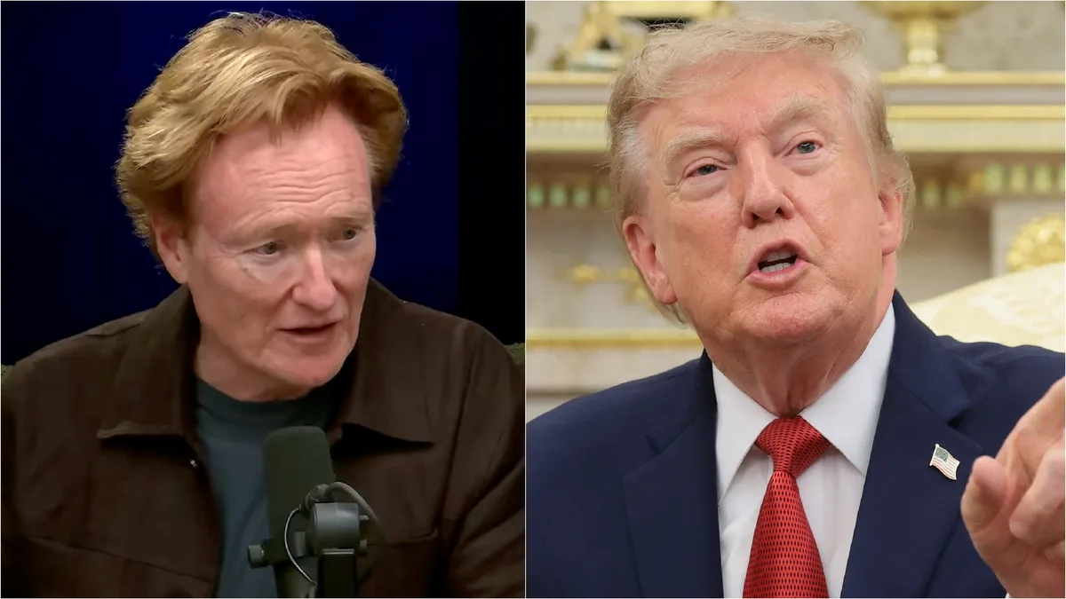 Conan O’Brien Mocks Trump’s Gaudy White House Decor