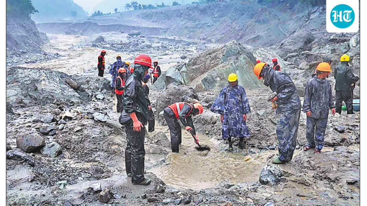 573 workers trapped or missing at 11 Nepal hydropower sites after flash floods