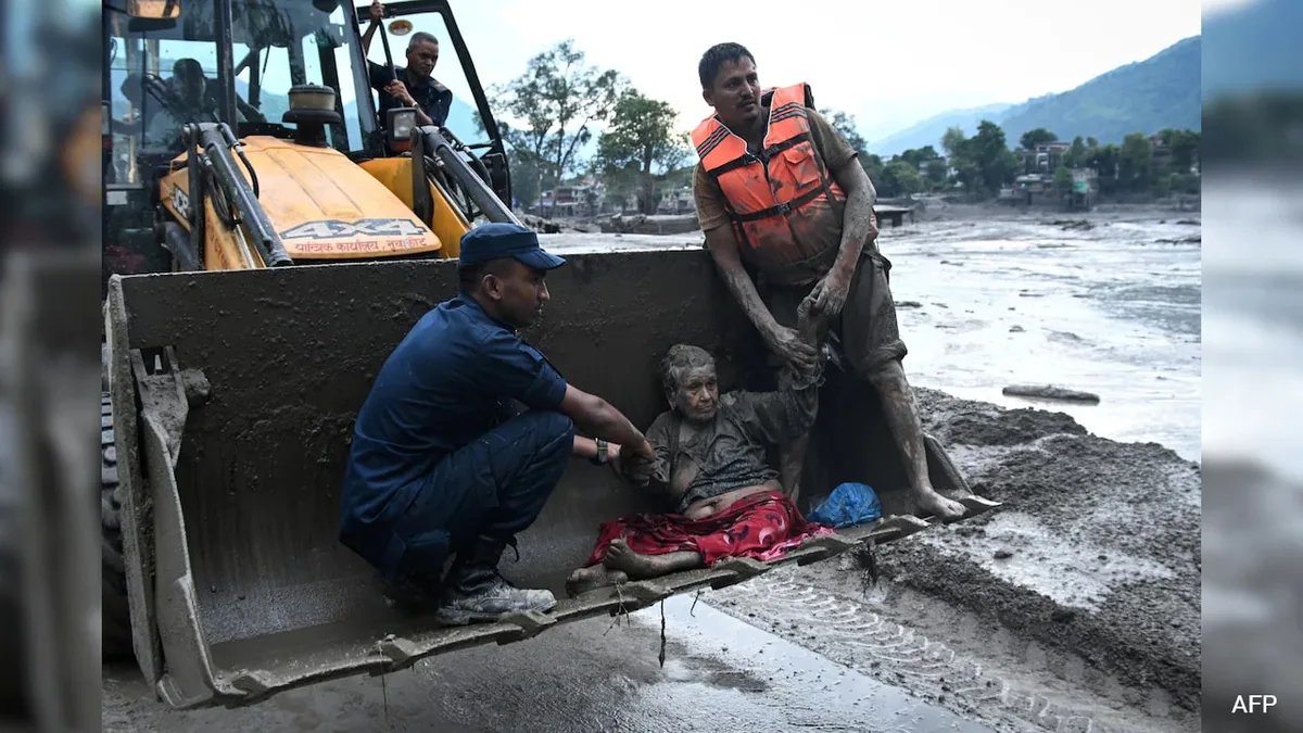 'Kept Her Head Above Water': How A 91-Year-Old Became Face Of Survival in Nepal
