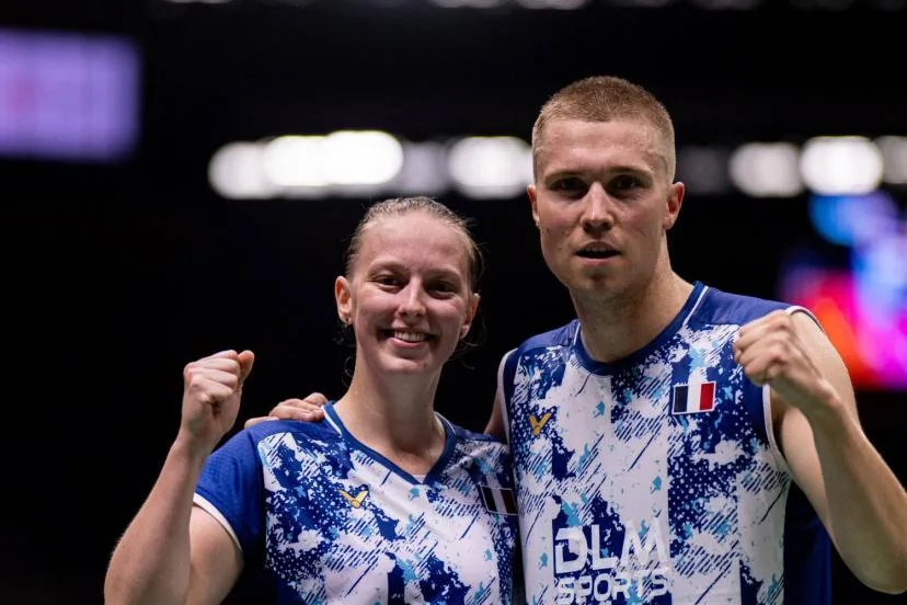 Thom Gicquel et Delphine Delrue se qualifient pour la finale des Championnat du monde et marquent l'histoire du badminton français